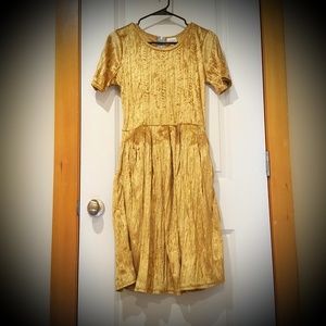 LulaRoe velvet Amelia dress size Medium